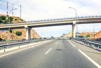 Motorways in Malaga, Spain