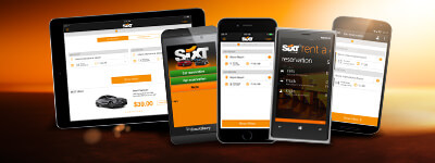 Découvrez le Sixt Apps pour votre smartphone